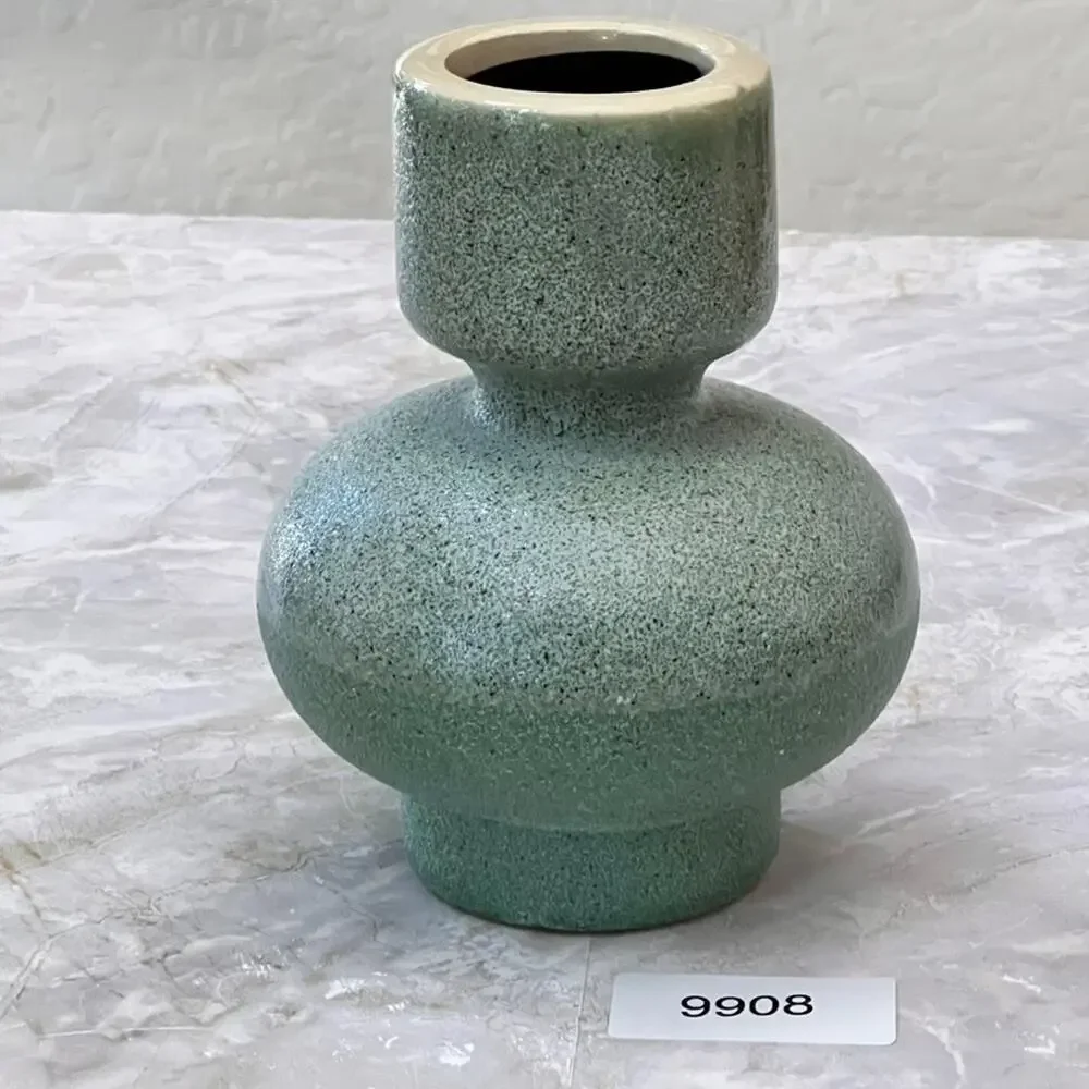 Bloomingville Green Ceramic Candle Holder 7
